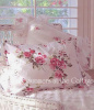 RACHEL ASHWELL SHABBY CHIC SOMERSET ROSES RUFFLE BOUDOIR PILLOW SHAM